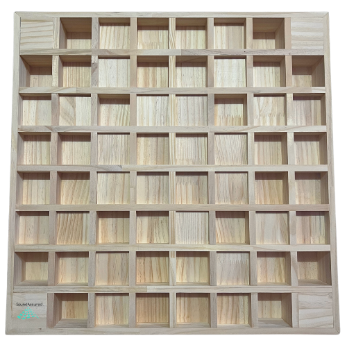 Wood Acoustic Diffuser Panel - Wooden Acoustic Sound Diffusion Wall Panels